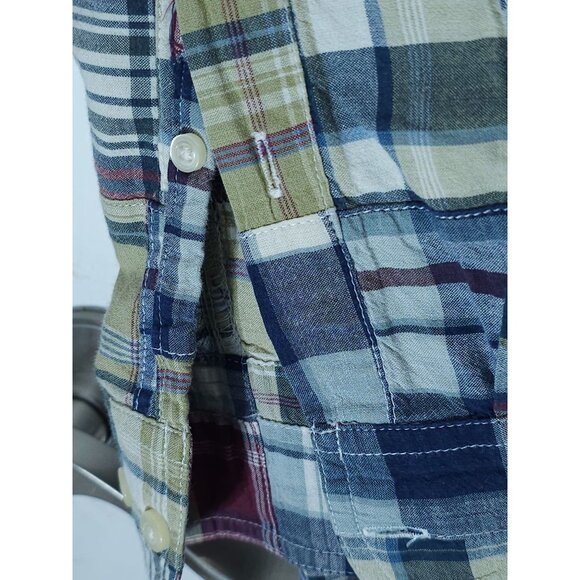 Siegfrieds Vintage Women's XL Plaid Button-Up Shirt Multicolor Cotton - Picture 6 of 15